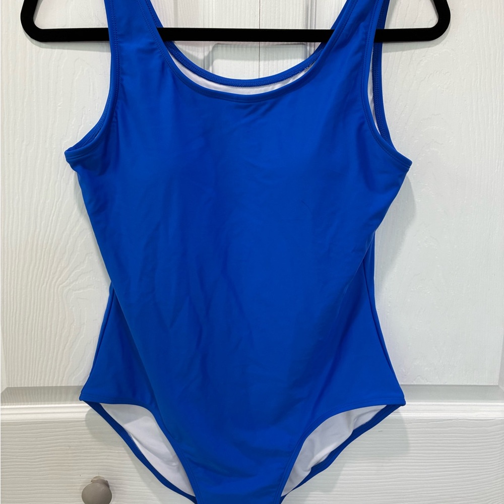Elegant Blue Women's One Piece Swimsuit. NWOT